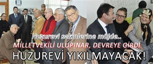 ULUPINAR DEVREYE GİRDİ, EREĞLİ HUZUREVİ YIKILMAKTAN KURTULDU..
