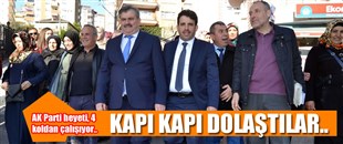 AK PARTİ 4 KOLDAN ÇALIŞIYOR..