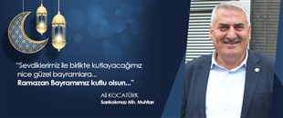 ALİ KOCATÜRK, RAMAZAN BAYRAMI'NI KUTLADI