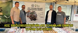 KDZ. EREĞLİ BELEDİYESİ’NİN ATA TOHUMLARI İZMİR’DE YOĞUN İLGİ GÖRDÜ