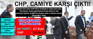 CHP, CAMİYE KARŞI ÇIKTI!