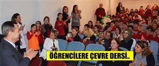 ÖĞRENCİLERE ÇEVRE DERSİ!..