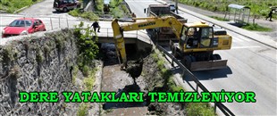KDZ. EREĞLİ’DE DERE YATAKLARI TEMİZLENİYOR