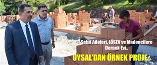 3 DERNEĞE EV YAPILIYOR..