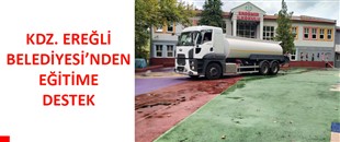 KDZ. EREĞLİ BELEDİYESİ’NDEN EĞİTİME DESTEK