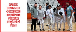 SANKO OKULLARI ÖĞRENCİSİ ESKRİMDE TÜRKİYE BEŞİNCİSİ OLDU