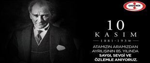 ERDEMİR, ATA'MIZI ANDI