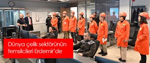 Dünya çelik sektörünün temsilcileri Erdemir’de