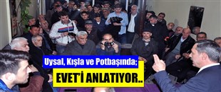 BAŞKAN UYSAL, MAHALLELERDE ‘EVET’ TURUNDA..