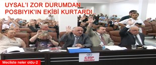UYSAL'I ZOR DURUMDAN, POSBIYIK'IN EKİBİ KURTARDI..