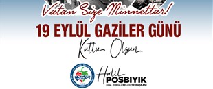 BAŞKAN POSBIYIK, GAZİLER GÜNÜ’NÜ KUTLADI
