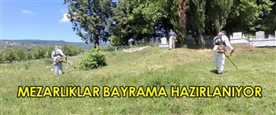  KDZ. EREĞLİ’DE MEZARLIKLAR BAYRAMA HAZIRLANIYOR