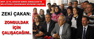 MHP, ZONGULDAK'TA 16 YIL ARADAN SONRA MİLLETVEKİLİ ÇIKARMANIN SEVİNCİNİ YAŞIYOR..