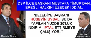 EREĞLİ HALKINI ÜZECEK İDDİA..