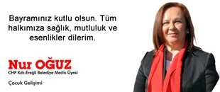 NUR OĞUZ'UN KURBAN BAYRAMI MESAJI..