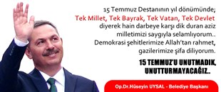 DEMOKRASİ NÖBETİ, 15 TEMMUZ CUMARTESİ GECESİ..