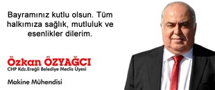 ÖZKAN ÖZYAĞCI'NIN KURBAN BAYRAMI MESAJI..