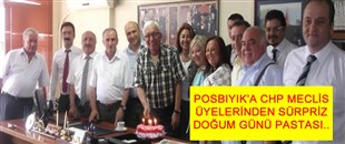 POSBIYIK’A MECLİS ÜYELERİNDEN SÜPRİZ DOĞUM GÜNÜ PASTASI..