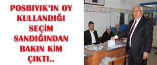 POSBIYIK'IN SANDIĞINDAN BAKIN KİM ÇIKTI..