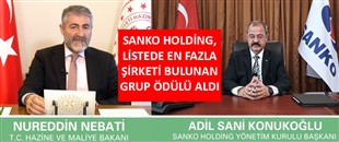SANKO HOLDİNG, LİSTEDE EN FAZLA ŞİRKETİ BULUNAN GRUP ÖDÜLÜ ALDI