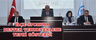 BAŞKAN POSBIYIK, İLÇE SPORUNA DESTEK VERMEYENLERE TEPKİ GÖSTERDİ
