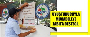 UYUŞTURUCUYLA MÜCADELEYE ZABITA DESTEĞİ..