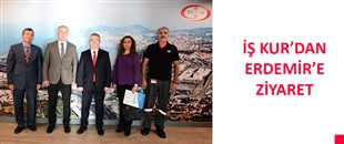 İşkur Müdürü Şentürk'ten Genel Müdür Peker'e ziyaret