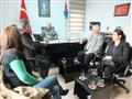 GAZETECİLER DERNEĞİNDEN JANDARMA KOMUTANINA ZİYARET..