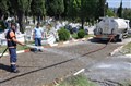 MEZARLIKLARDA BAYRAM TEMİZLİĞİ..
