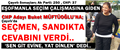 EŞOFMANLA ÇAYIRLI HALKININ KARŞISINA ÇIKAN CHP ADAYI BUKET MÜFTÜOĞLU'NA, SEÇMEN SANDIKTA YANIT VERDİ..