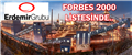 EREMİR, FORBES 2000 LİSTESİNDE..
