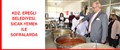 KDZ. EREĞLİ BELEDİYESİ, SICAK YEMEK İLE SOFRALARDA
