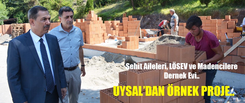 3 DERNEĞE EV YAPILIYOR..