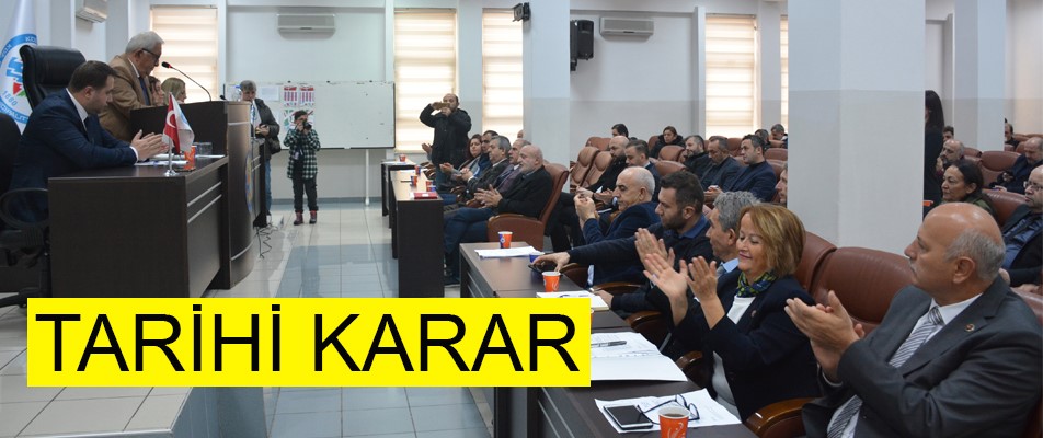 EREĞLİ BELEDİYE MECLİSİ'NDE TARİHİ KARAR